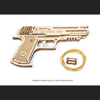 Pistolet Wolf-01 - UGEARS